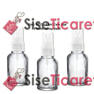 Plastik Spreyli CAM PARFÜM ŞİŞESİ 15ml Kod: 4015